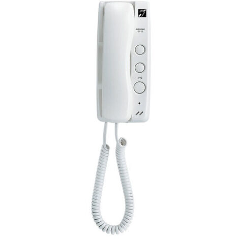 Aiphone – Poste audio combiné GT1D avec boucle magnétique – 2 fils – Fixation murale – Compatible gamme GT – Pour personnes malentendantes
