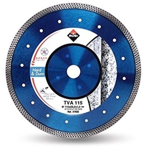 Disque Diamant Tva ø115mm Superpro 31932 Rubi