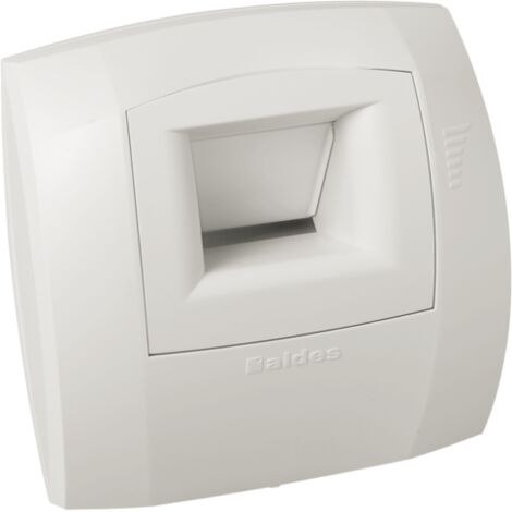 Aldes – Bouche d'extraction hygroréglable 80mm – Débit 5 à 45 m³/h – Installation facile sans grille – Pour salles de bain et habitats collectifs