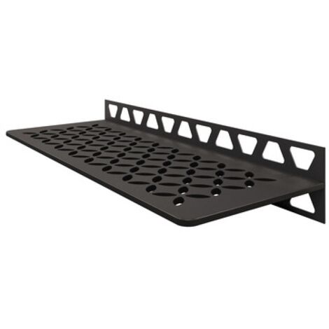Tablette FLORAL W-S1 SCHLUTER  Finition Alu structurée Anthracite "TSDA"