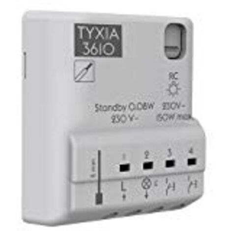 TYXIA 3610 récepteur filaire 1 voie d'éclairage avec minuterie - Delta Dore