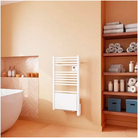 Sèche-serviettes électrique blanc 500W Ezybain nativ - INTUIS M245311 (1/2)