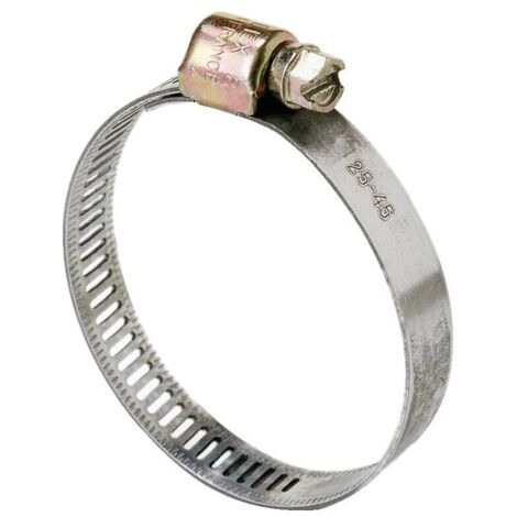 Colliers de serrage acier W2 bande ajourée 5 mm, diamètre de serrage minimum 40/maximum 60 mm, boîte de 25 pièces - SERFLEX (1/5)