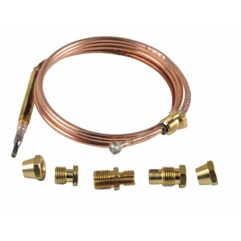 De Dietrich – Thermocouple universel 900 mm – Embout et veilleuse de chaudière – Installation professionnelle recommandée – S17007100