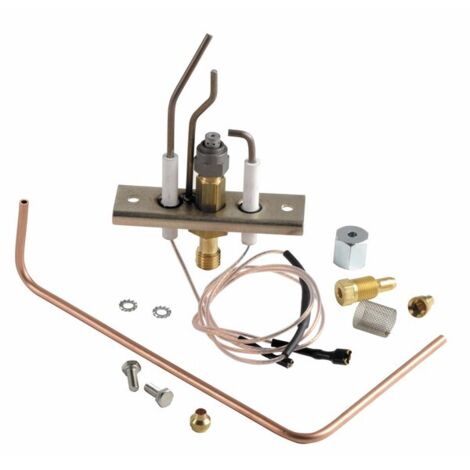 De Dietrich – Brûleur d'allumage complet 3,7 à 10 – Compatible chaudière DTG130 Econox – Électrode, sonde d'ionisation, injecteur et tube de raccordement