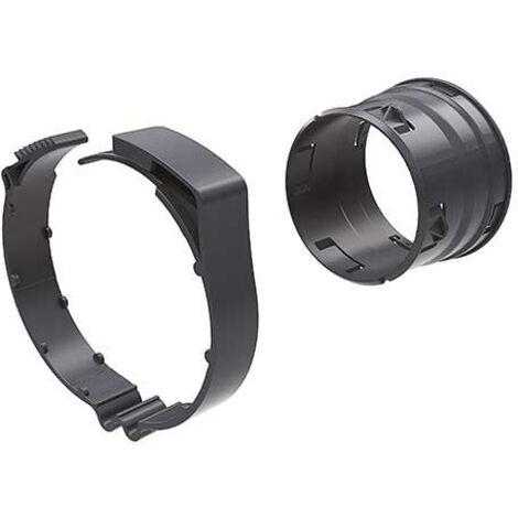 Aldes – Raccord EasyCLIP D80 mm – 11033011 – Pour conduits souples et isolés – Collier inclus pour installation rapide