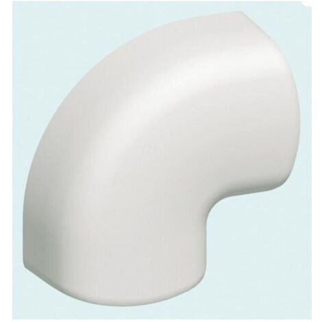angle plat - pour goulotte de climatisation - 90 x 60 mm - blanc - iboco 06823