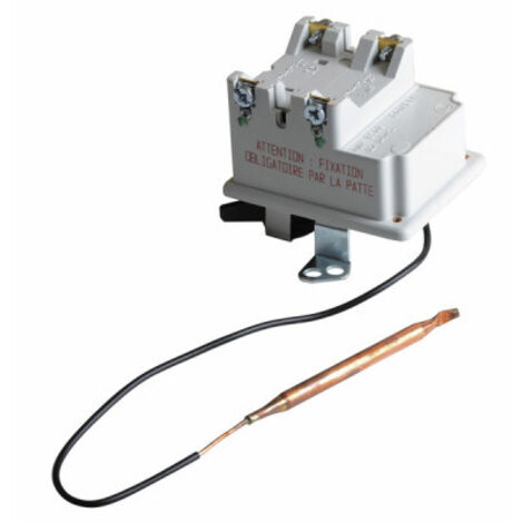 Thermostat de chauffe-eau 1 sonde L370mm S 75°C bipolaire – Contact de sécurité 20A 230V – Compatible Sauter, De Dietrich, Thermor – BSD2000407 – Cotherm