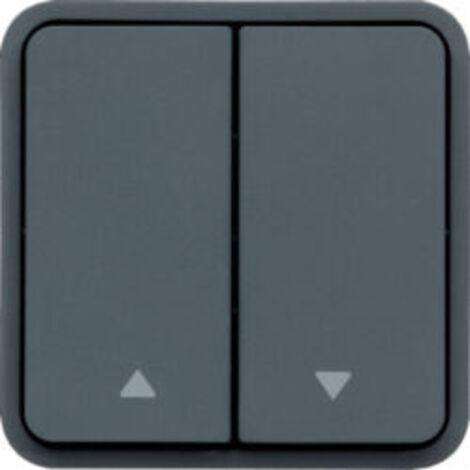 Double Va-et-vient Cubyko pour Volets Roulants associable - Gris - WNA300 - Hager (1/2)