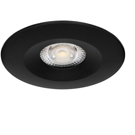 ASPEN VOL1 Spot Encastré rond fixe noir LED 5 Watts 36° 450lm 3000/4000K (CCT) ARIC 51224 (1/3)