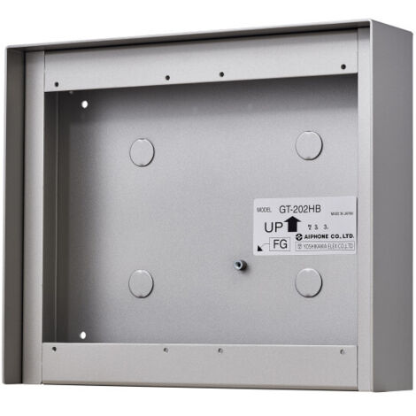 Cadre saillie aluminium avec visière 2 x 2 modules p/gt GT202HB AIPHONE 200081 (1/4)