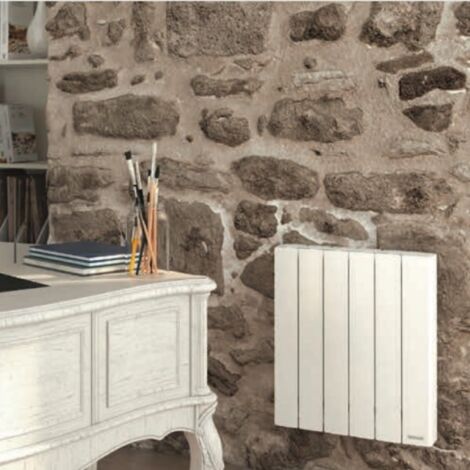 Thermor – Radiateur à inertie fluide 300W horizontal – Détection fenêtre ouverte – Programmation intégrée – 492401 (1/10)
