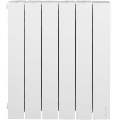 Atlantic – Radiateur à inertie 750W – Résistance thermo-plongée – Régulation numérique – Façade aluminium – Économie d'énergie 30% (1/10)