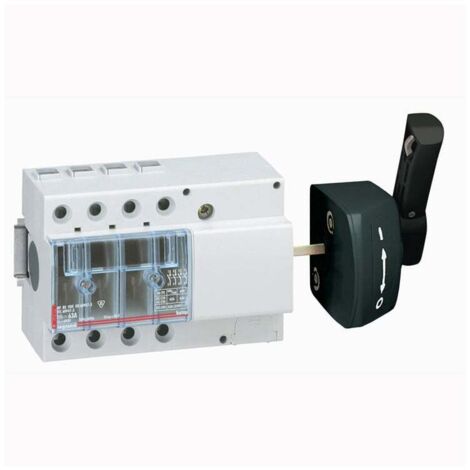 Legrand – Interrupteur-sectionneur 63A 4 pôles – Commande latérale – Poignée cadenassable – IP55 – Raccordement par bornes à cage (1/3)