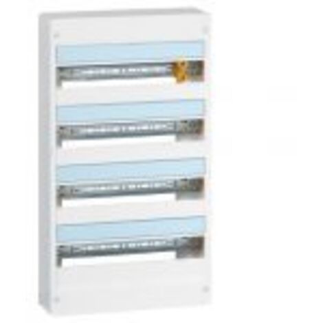 Legrand – Coffret DRIVIA 72 modules – 4 rangées de 18M – Dimensions 625x355x103.5mm – IP30 IK05 – Montable sur goulotte GTL