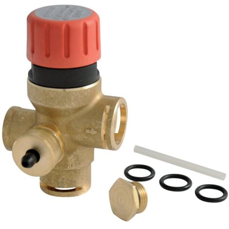 Soupape chauffage central 3 bar – Raccord lisse 2000 – Pression max 3 bar – Filetage 1" – Pour chaudières Frisquet (1/3)