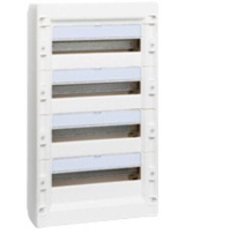 Legrand – Coffret électrique nu saillie 4 rangées 72 modules IP40 – Installation flexible avec bornier terre automatique – Conforme ERP et IGH (1/7)