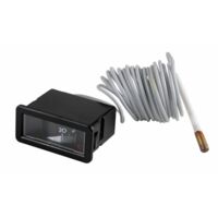 Chappee – Thermomètre rectangulaire 20°C à 120°C – Sonde extérieure – Longueur câble 1,5m – Précision pour systèmes de chauffage