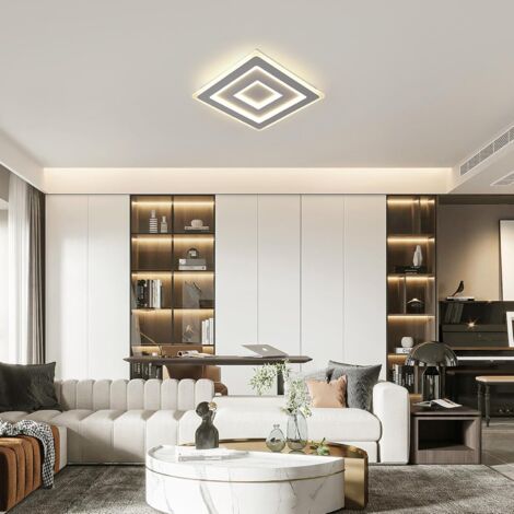 GBLY Plafoniera LED da soffitto in legno per soggiorno, camera da letto, corridoio