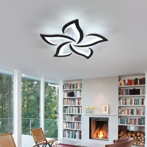 NIUNIAJ Plafoniera LED Soffitto 20W 2000Lm, Rotonda, 3 Temperature Colore 6000K/3000K/4000K, Nero