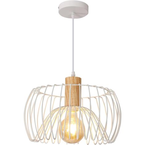 Lampadario Industriale 3 Luci E27 In Metallo Nero – Sospensione Regolabile Con Paralumi Da 22 Cm, Stile Vintage - 2