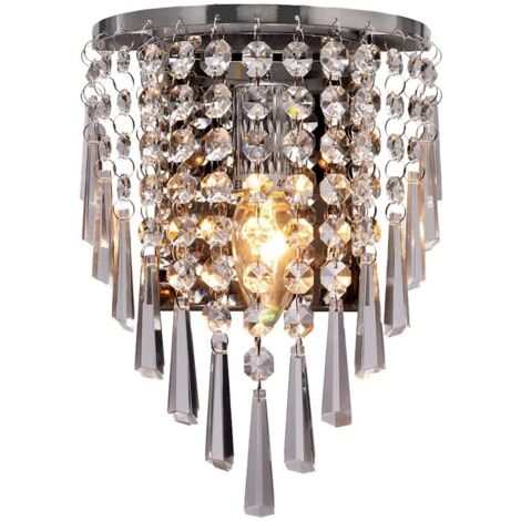 Lampada da Parete Cristallo Oro E14 Moderna - Illuminazione Interni
