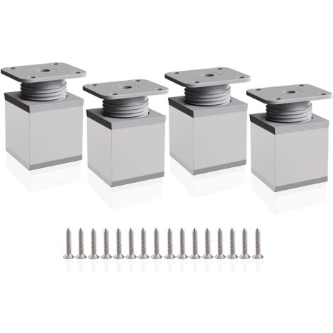 4X Patas De Mesa Plegables 25cm Patas Para Muebles De Horquilla Con Proteccion Antideslizante Y Tornillos 69671601