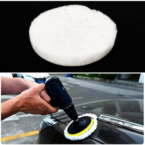 20 Mini Almohadillas De Pulido Para Detalles De Coche - Esponja Y Lana De 25 Mm Para Atornillador O Pulidora - Ideal Para Faros, Rayones Y Acabados
