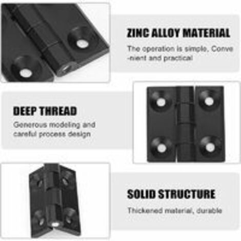 Bulk Hardware BH52412 Bisagra De Acero Autocolor, 50 Mm (2 Pulgadas