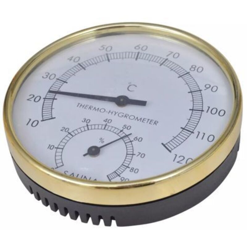 Accessoires sauna 5 pcs Seau Cuillère Sablier Thermo-hygromètre vidaXL 4