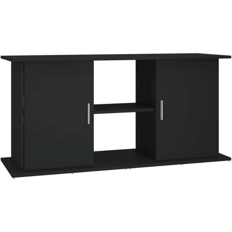 Support pour aquarium noir 121x41x58 cm bois d'ingénierie vidaXL 4