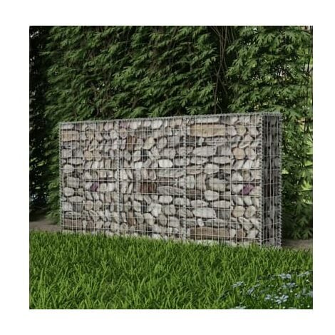 Panier de gabion Acier galvanisé 200x30x100 cm vidaXL