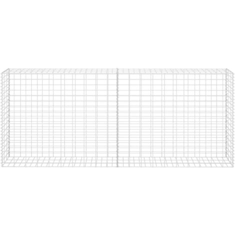 Panier de gabion Acier inoxydable 85 x 30 x 200 cm vidaXL