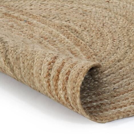 Tapis Jute tressé 150 cm rond vidaXL