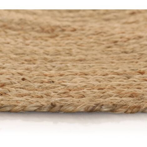 Tapis Jute tressé 150 cm rond vidaXL