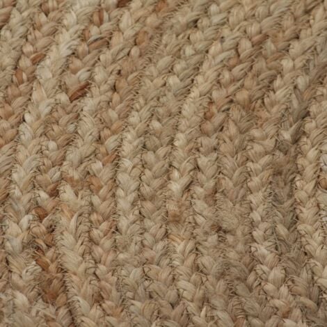 Tapis Jute tressé 150 cm rond vidaXL