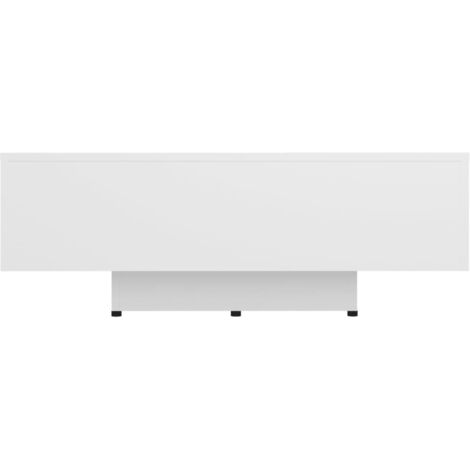 Table basse Blanc 85x55x31 cm Bois d'ingénierie vidaXL