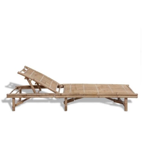 Chaise longue Bambou vidaXL