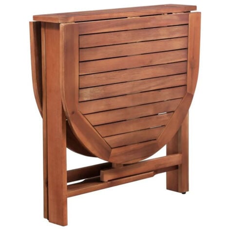 Table de jardin 120x70x74 cm Bois d'acacia massif vidaXL