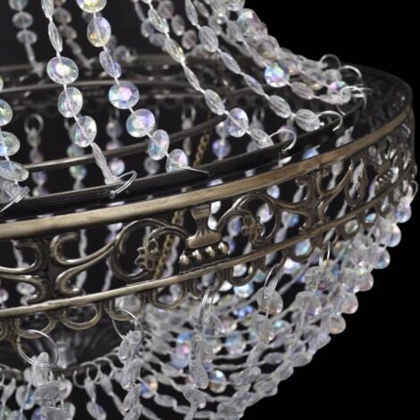 Lustre suspendu Crystal 36,5 x 46 cm  vidaXL