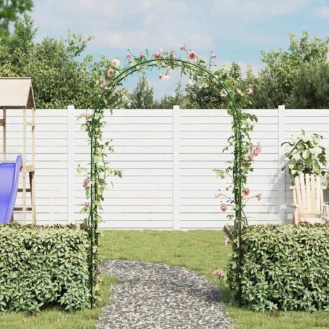Arche de jardin 2 pcs pour plantes grimpantes vidaXL