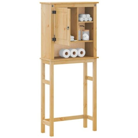 Armoire pour machine à laver salle de bain Corona pin massif vidaXL