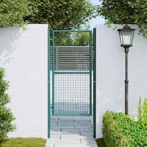 Portail de clôture acier 100x175 cm vert vidaXL