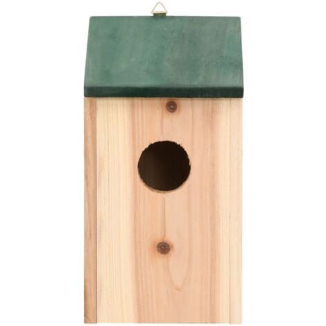 4 pcs Nichoirs Bois 12x12x22 cm vidaXL