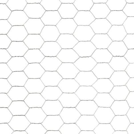 Grillage pour volière Acier galvanisé 25x1,5 m Argenté vidaXL