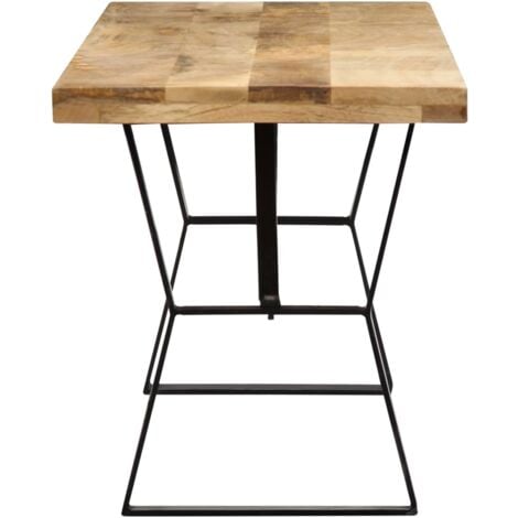 Banc 110 cm Bois de manguier massif vidaXL
