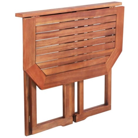 Table de bistro 90x50x75 cm Bois d'acacia massif vidaXL