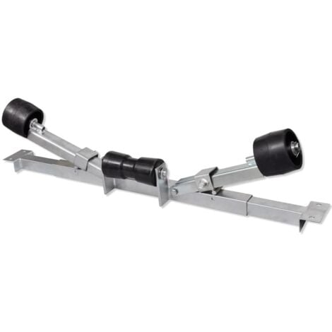 Support inférieur de remorque de bateau avec rouleaux  vidaXL