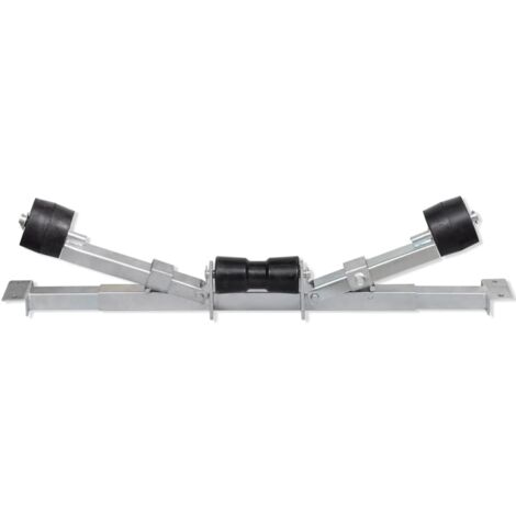 Support inférieur de remorque de bateau avec rouleaux  vidaXL