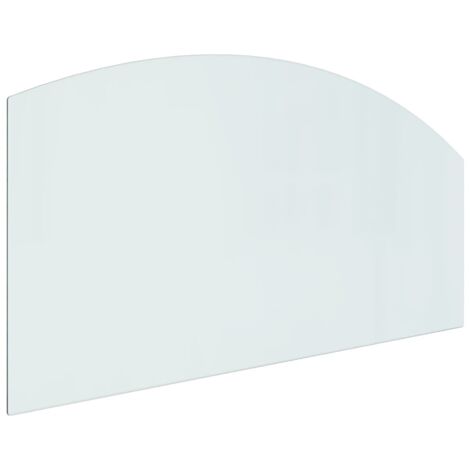 Plaque de verre pour cheminée 120x60 cm vidaXL